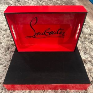 "Designer Inspired" Louboutin Acrylic Vanity/Cocktail Tray 16x12x3